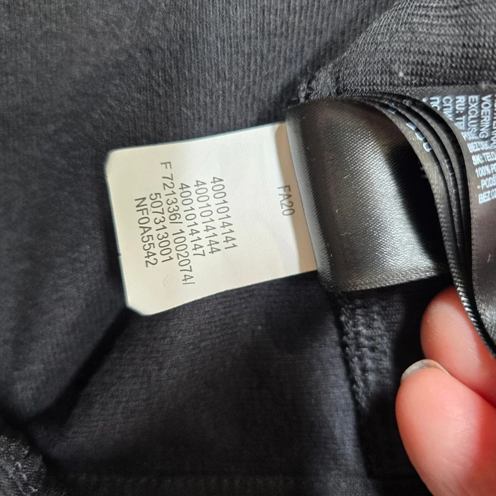 The North Face Castle Rock Soft Shell Vest Mens 2XL Co. Black Logo Full Zip‎
